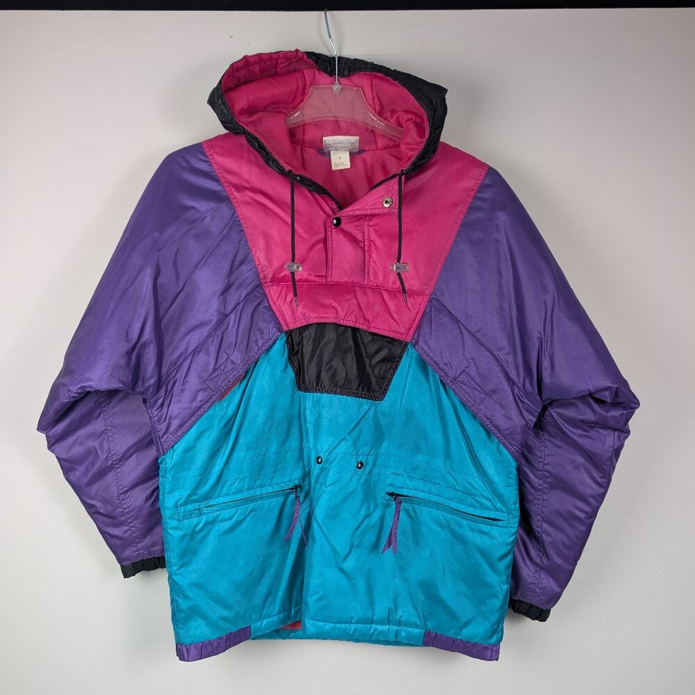 Vintage Adidas Retro pull over quarter zip lined jacket Hong Kong Small